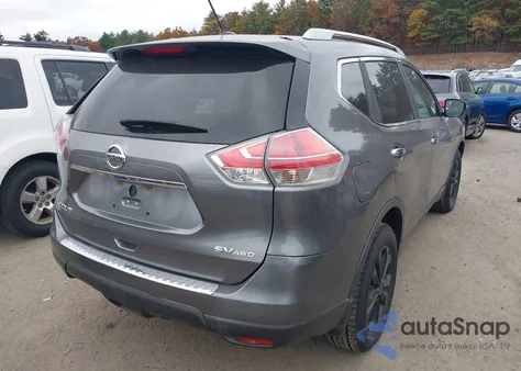 2016 Nissan Rogue Sv z USA, uszkodzony, nr VIN KNMAT2MV9GP702767